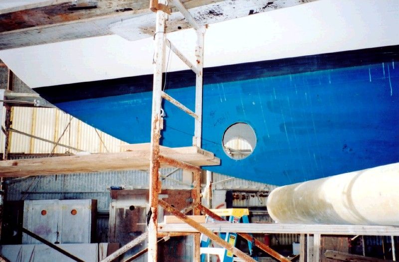 There's a hole in the boat!
