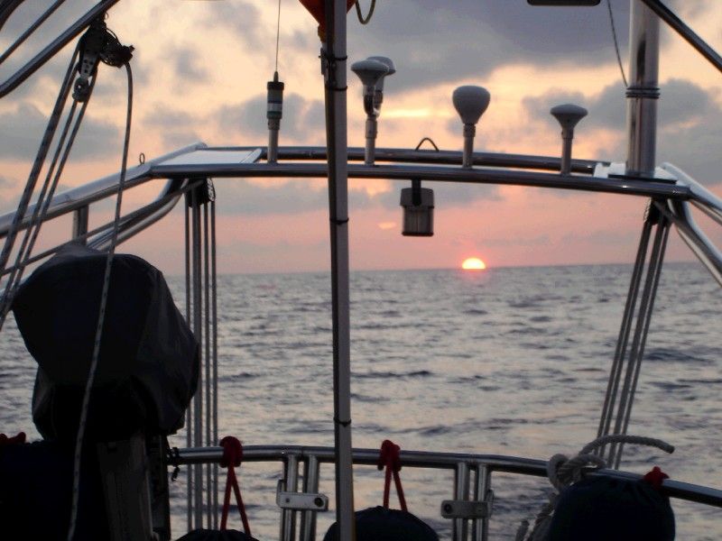 Beautiful Sunset at Sea