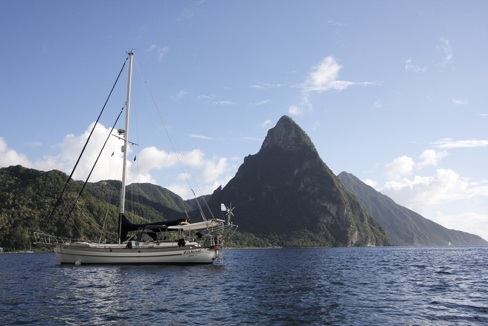 Liward at the Pitons