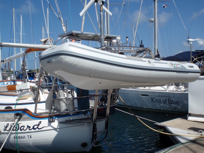 The New Dingy Parked in the Garage