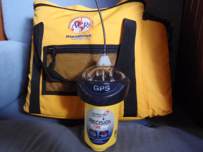 EPIRB backup ditch bag