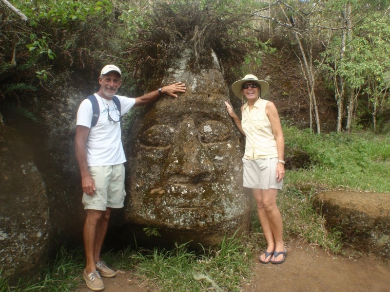 K. Head Statue Isla Floreana