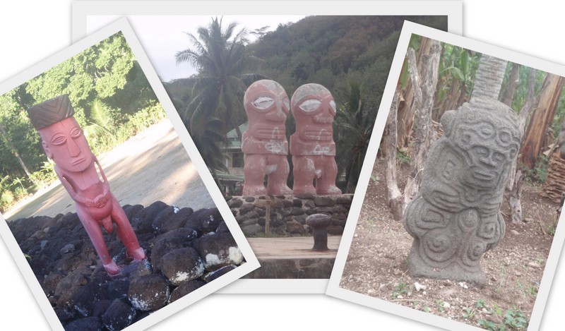 Tikis in Tahiti