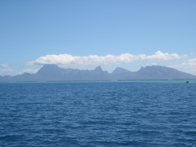 Moorea from Tahiti