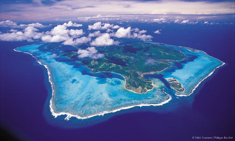 Huahine from the Air