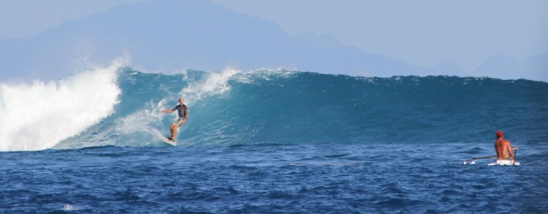 Steve Surfing Polynesia