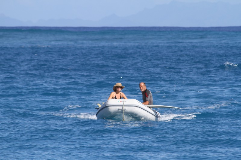 Steve and Polynesian Surf Caddy