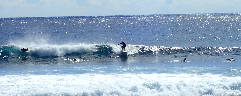 Steve surfing Rapa Nui