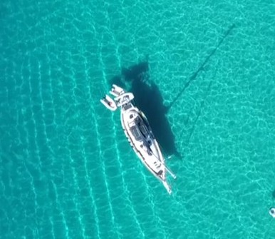 Opunohu Bay, Moorea from Drone