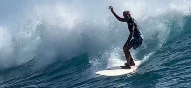 Steve Surfing