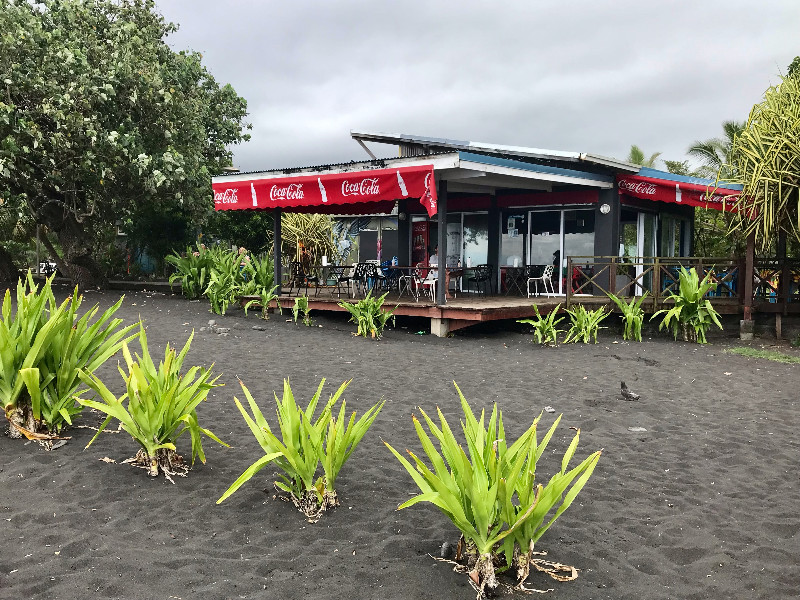 Black Sand Beach at Papara