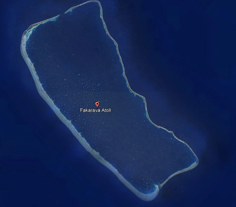 Fakarava Google Earth