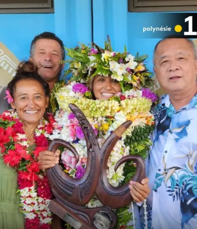 The female winner Vahine Fierro Proud Home Island