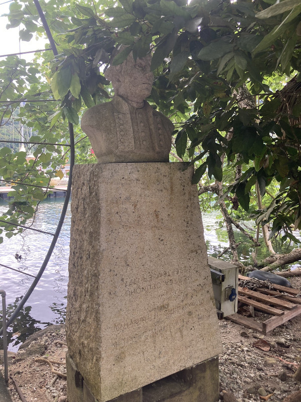 Captain Cook with Upside Down Inscription, It is the Southern Hemisphere