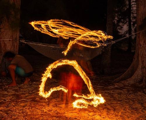 Impromtu Fire Show