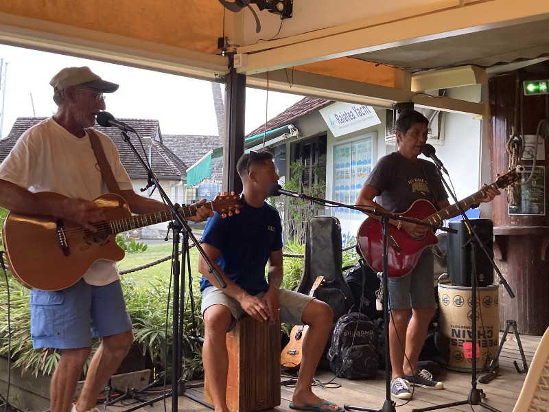 Back in Tahiti One Last Rock the Dock with locals