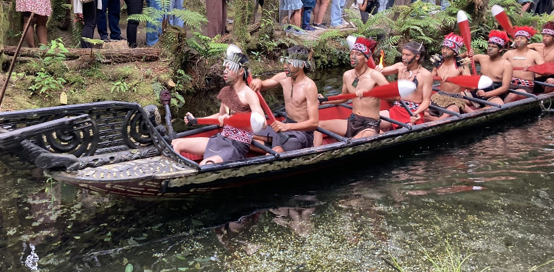 Maori War Canoe