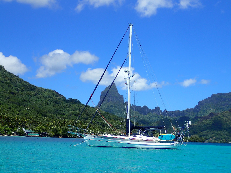 15. Liward at anchor